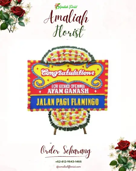 Sewa Papan Bunga Sawoo